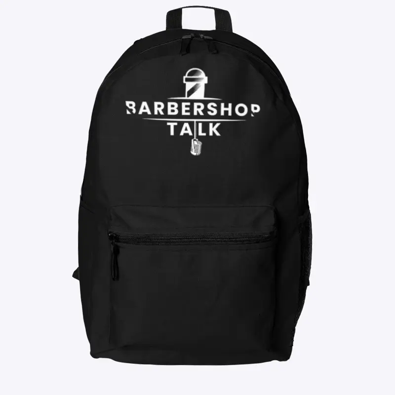 White BarbershopTalk Logo Colorways